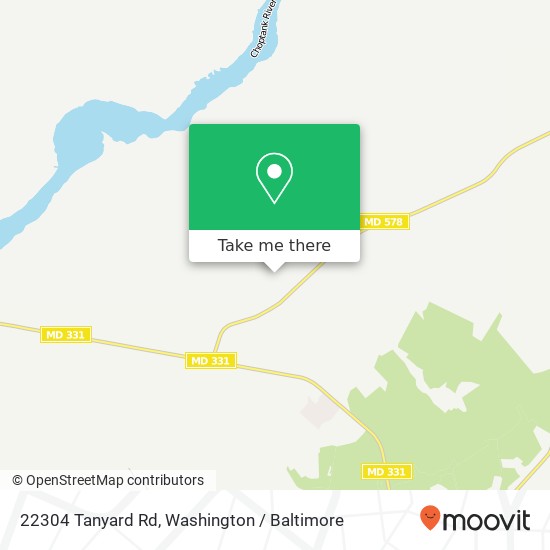 22304 Tanyard Rd, Preston, MD 21655 map