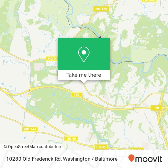 10280 Old Frederick Rd, Ellicott City, MD 21042 map