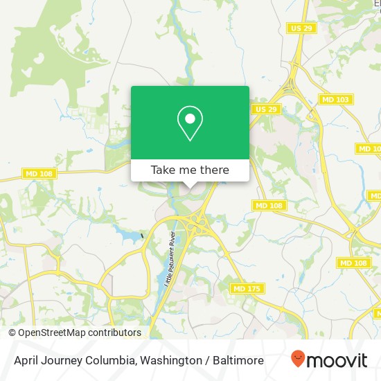 April Journey Columbia, Columbia, MD 21044 map