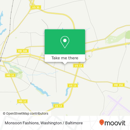 Mapa de Monsoon Fashions, 321 Tilghman Rd