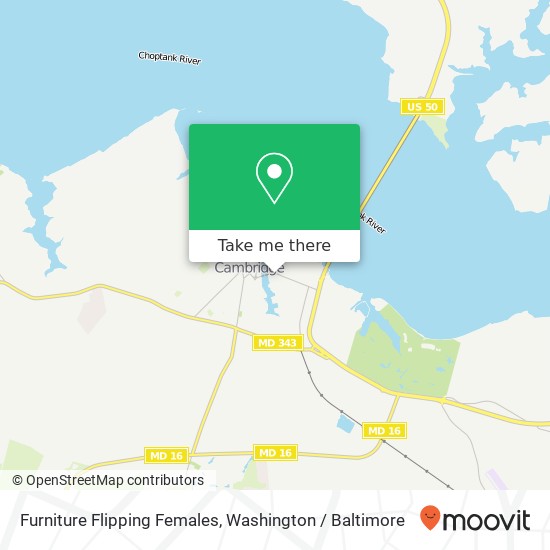 Mapa de Furniture Flipping Females, 105 Maryland Ave