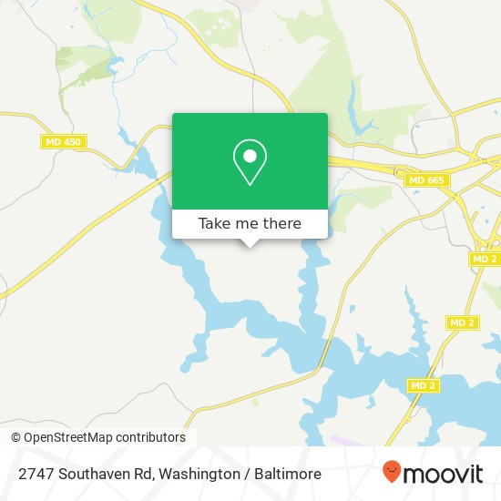 Mapa de 2747 Southaven Rd, Annapolis, MD 21401
