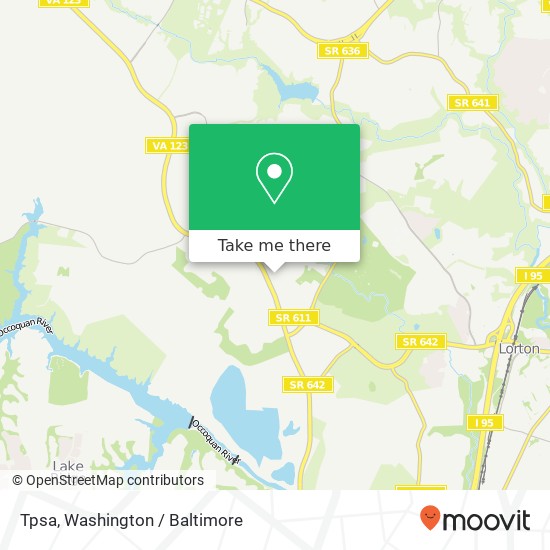 Mapa de Tpsa, 8971 Ox Rd