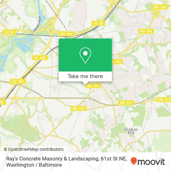 Mapa de Ray's Concrete Masonry & Landscaping, 61st St NE