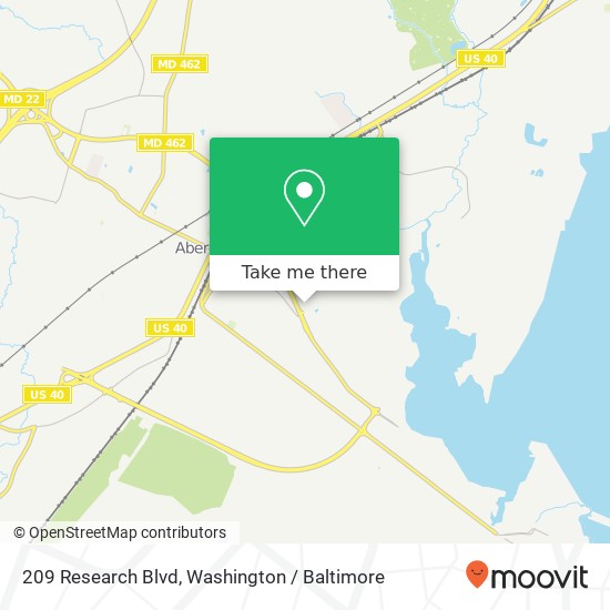 209 Research Blvd, Aberdeen, MD 21001 map