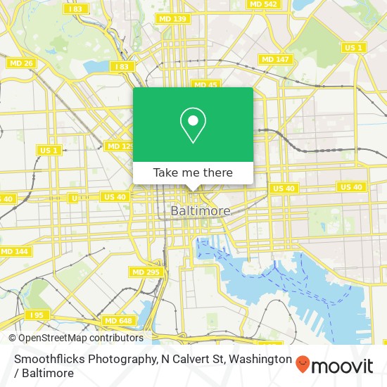 Smoothflicks Photography, N Calvert St map