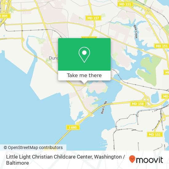 Mapa de Little Light Christian Childcare Center, 3483 Liberty Pkwy