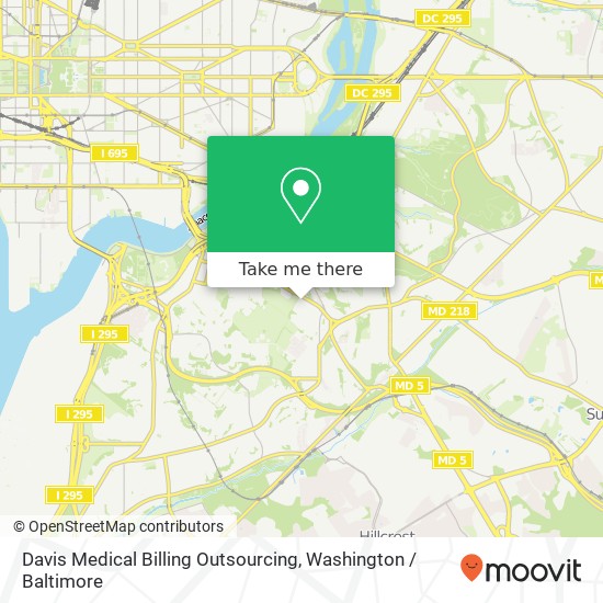 Davis Medical Billing Outsourcing, Good Hope Ct SE map