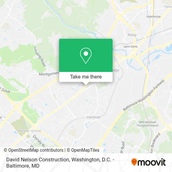 David Nelson Construction map
