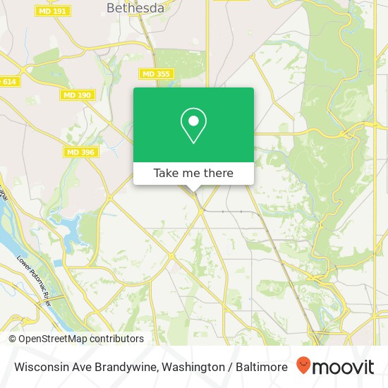 Wisconsin Ave Brandywine, Washington, DC 20016 map