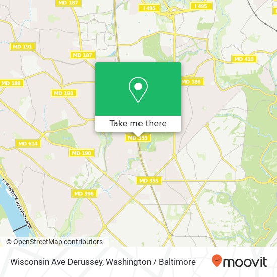 Wisconsin Ave Derussey, Chevy Chase (BETHESDA), MD 20815 map