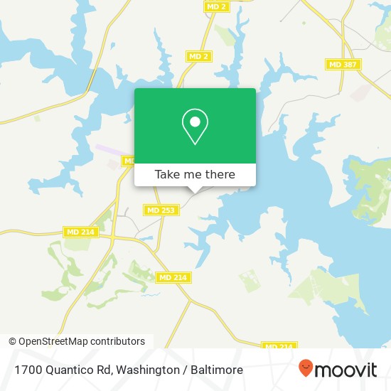 1700 Quantico Rd, Edgewater, MD 21037 map