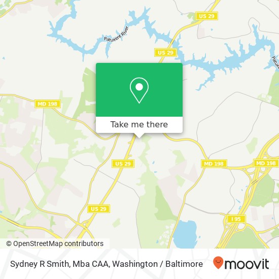 Sydney R Smith, Mba CAA, Blackburn Ln map