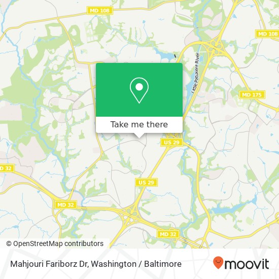 Mahjouri Fariborz Dr, 6193 Wooded Run Dr map