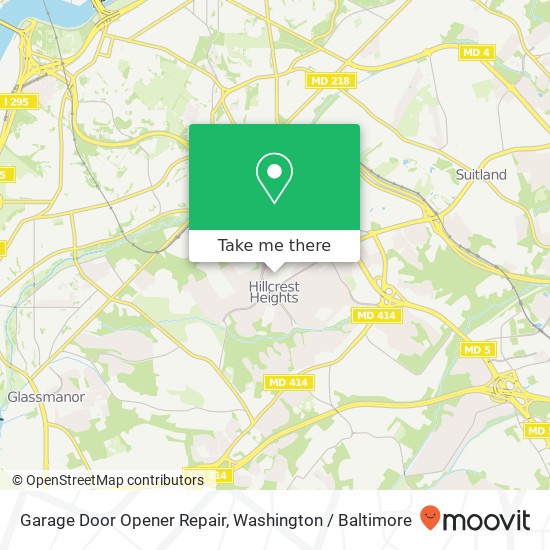 Garage Door Opener Repair, 2346 Iverson St map