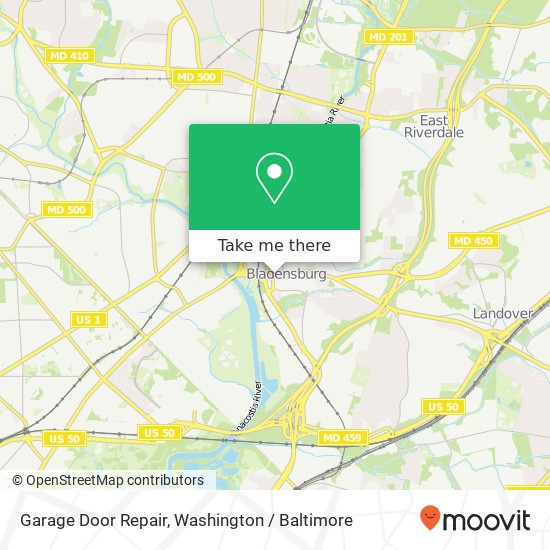 Garage Door Repair, 4801 Annapolis Rd map