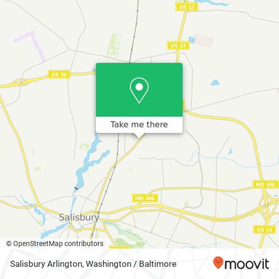 Salisbury Arlington, Salisbury, MD 21801 map