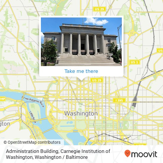 Mapa de Administration Building, Carnegie Institution of Washington