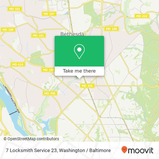 7 Locksmith Service 23, 5550 Friendship Blvd map