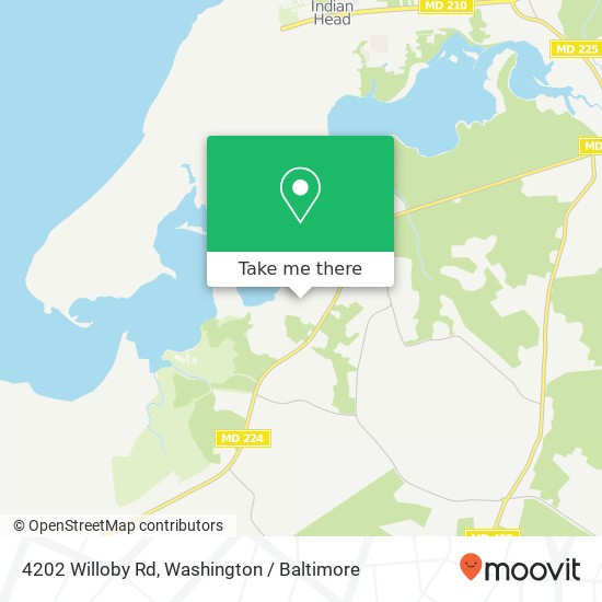 4202 Willoby Rd, Marbury, MD 20658 map