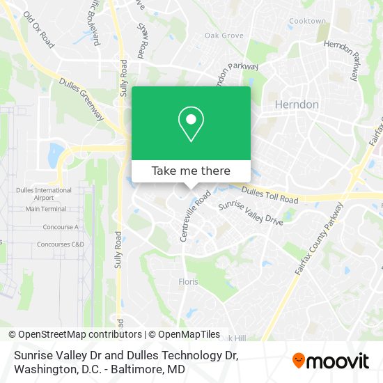 Mapa de Sunrise Valley Dr and Dulles Technology Dr
