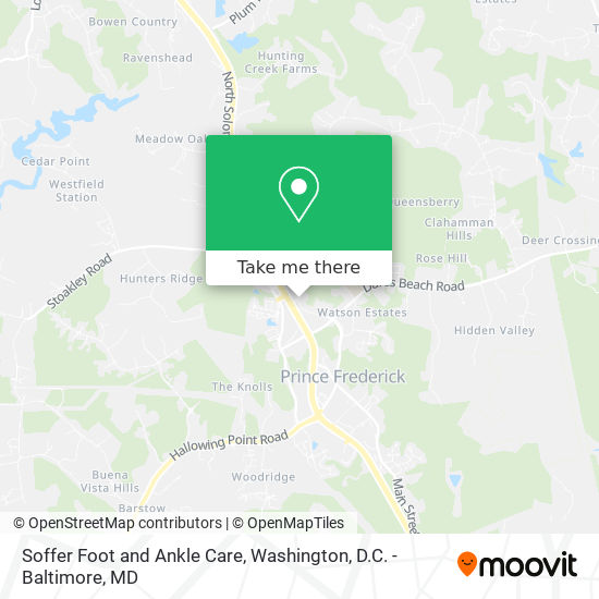 Soffer Foot and Ankle Care map