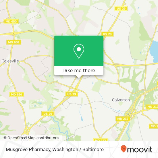 Mapa de Musgrove Pharmacy