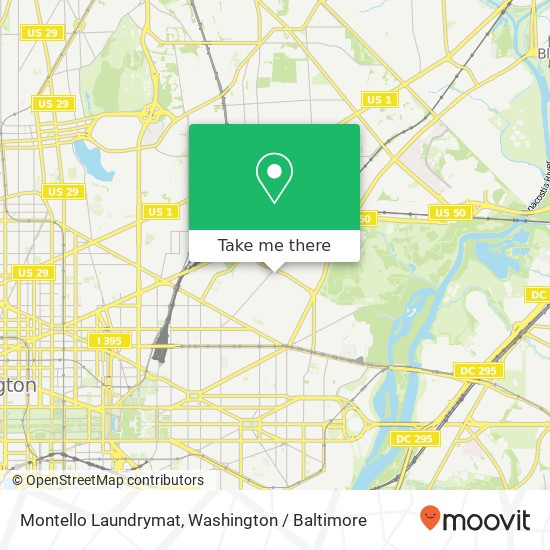 Mapa de Montello Laundrymat, Montello Ave NE