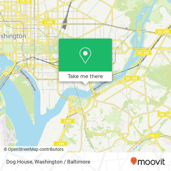 Mapa de Dog House, Washington Navy Yard, DC 20374