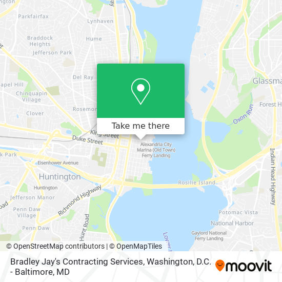 Bradley Jay's Contracting Services map