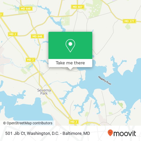 501 Jib Ct, Severna Park, MD 21146 map