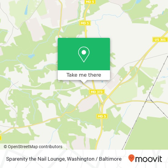 Sparenity the Nail Lounge map