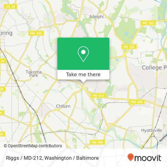 Riggs / MD-212, Hyattsville, MD 20783 map