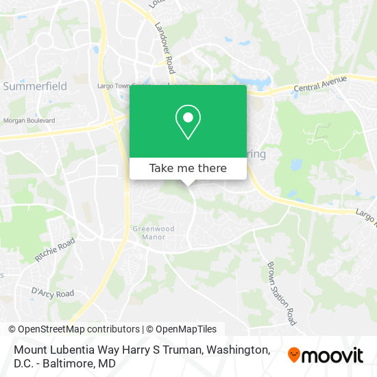 Mapa de Mount Lubentia Way Harry S Truman