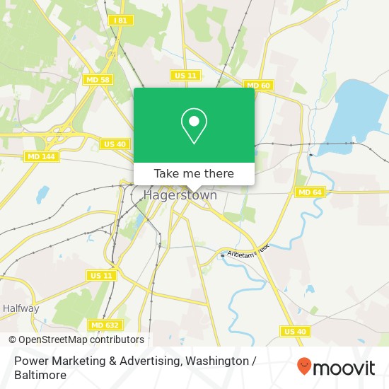 Power Marketing & Advertising, 101 E Franklin St map