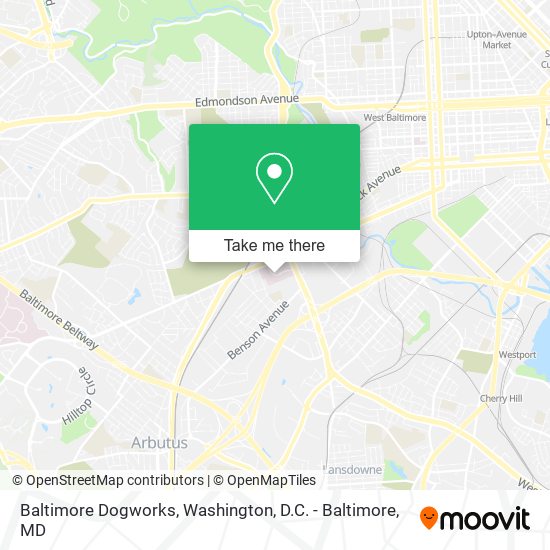 Baltimore Dogworks map