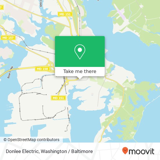 Mapa de Donlee Electric, 2330 Sparrows Point Rd