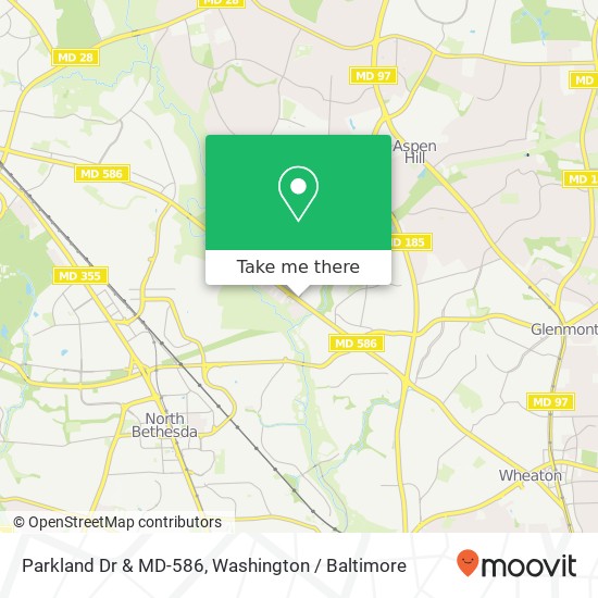 Parkland Dr & MD-586, Rockville, MD 20853 map