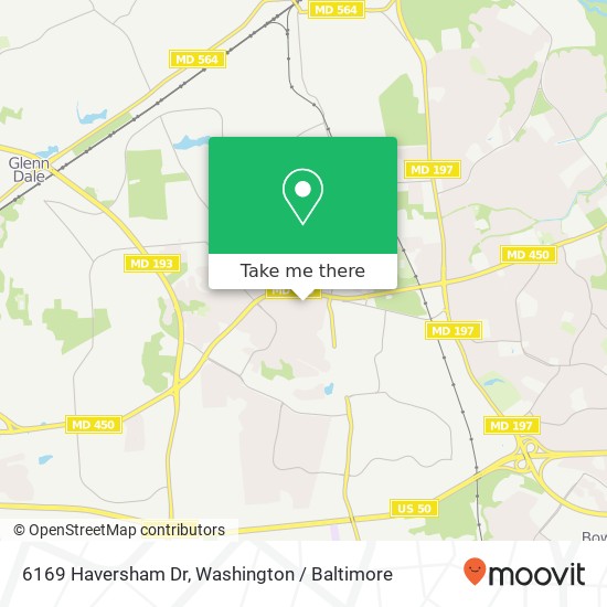 6169 Haversham Dr, Bowie, MD 20720 map