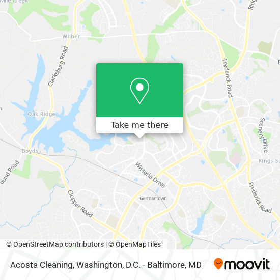 Acosta Cleaning map