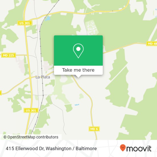 415 Ellenwood Dr, La Plata, MD 20646 map