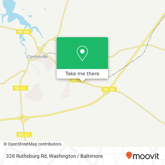 Mapa de 328 Ruthsburg Rd, Centreville, MD 21617
