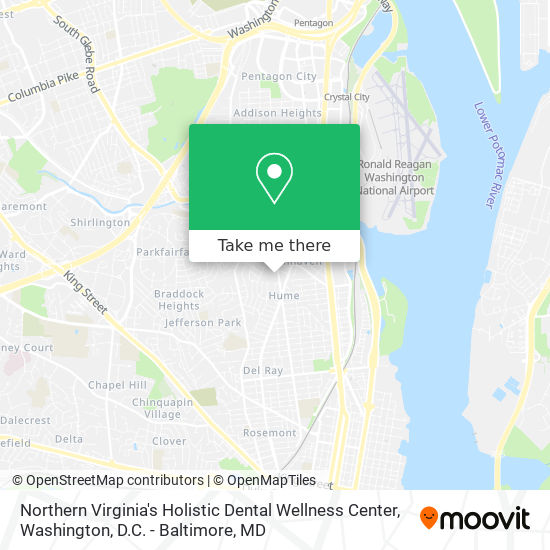 Mapa de Northern Virginia's Holistic Dental Wellness Center