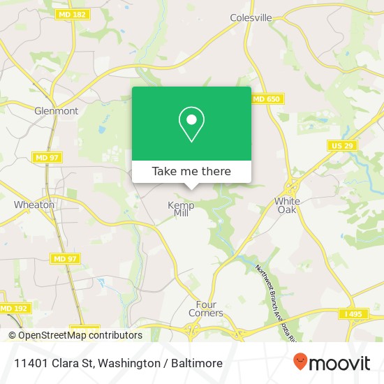 11401 Clara St, Silver Spring, MD 20902 map