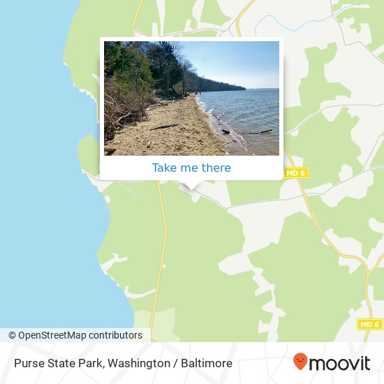 Mapa de Purse State Park, Liverpool Point Rd