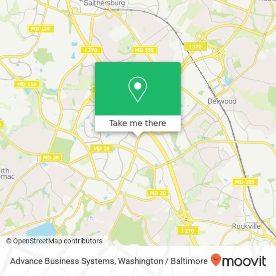 Mapa de Advance Business Systems, 9200 Corporate Blvd