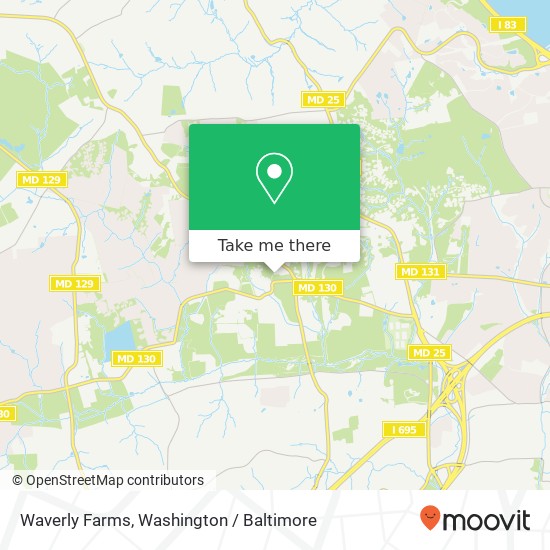 Mapa de Waverly Farms