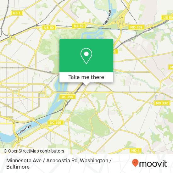 Minnesota Ave / Anacostia Rd, Washington, DC 20019 map