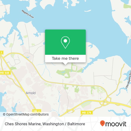 Ches Shores Marine map