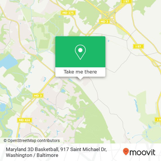 Maryland 3D Basketball, 917 Saint Michael Dr map